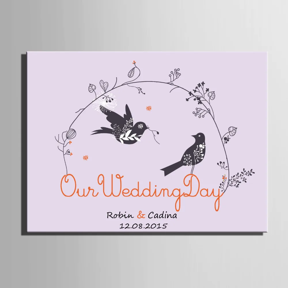 Искусственная Картина на холсте свадебный подарок украшение для свадьбы сделай