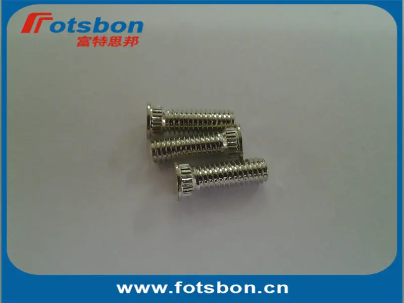 

KFH-032-4 Broaching studs,brass finish Electro-Plated bright Tin,in stock, PEM standard,Made in China