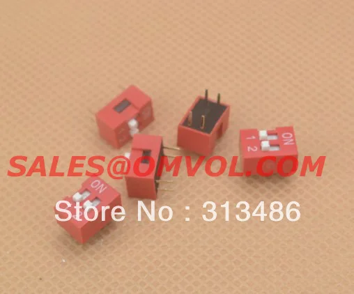 DIP switch 2 way 54 мм Switches 2P | Обустройство дома