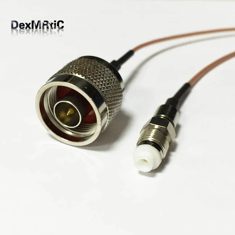 НОВЫЙ N Штекерный переключатель FME гнездовой разъем RF коаксиальный кабель RG178