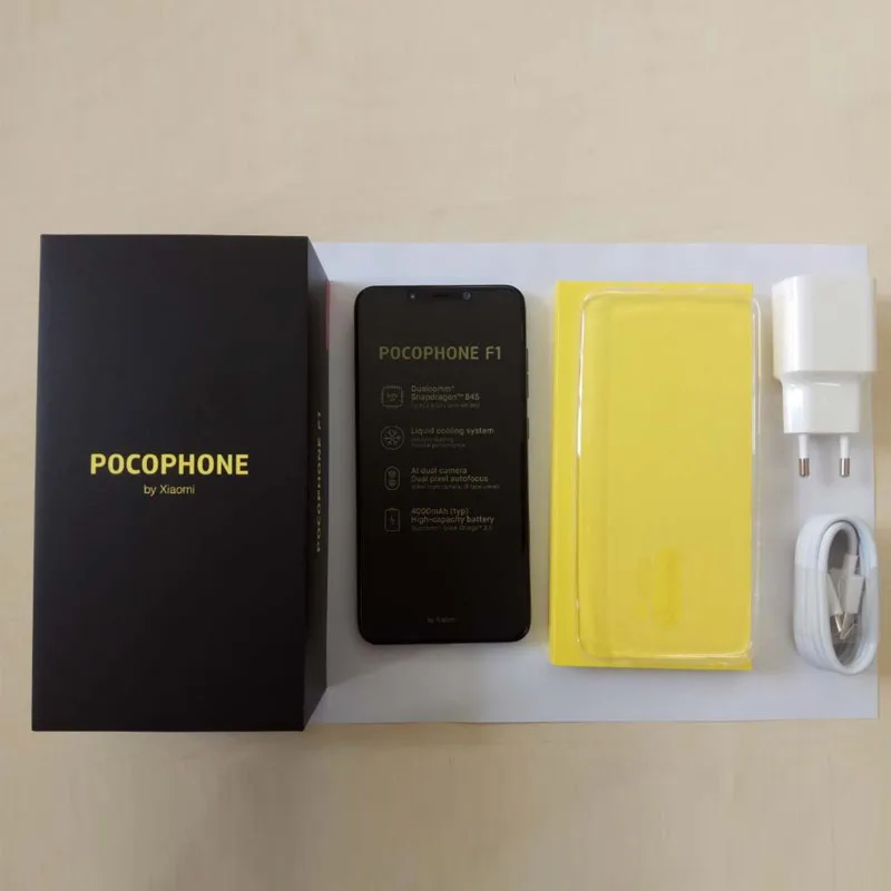 Global EU Version Xiaomi POCOPHONE F1 6GB 128GB Snapdragon 845 6.18 Screen LiquidCool 20MP Front Camera Quick Charge 3.0 | Мобильные