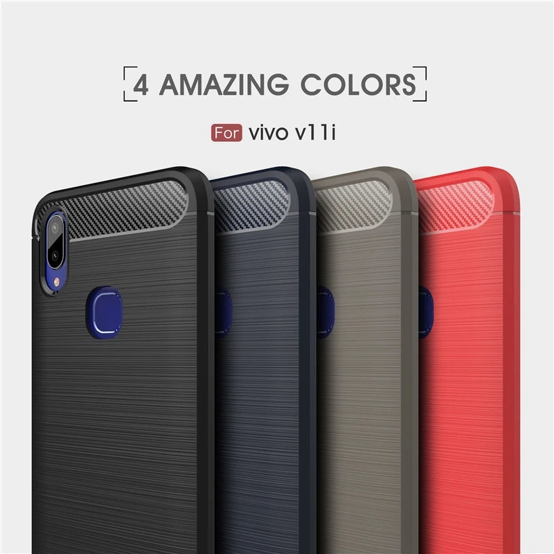 Wolfrule Capa Vivo V11 V11i чехол 6 3 &quotПолностью Защитный Прочный из углеродного волокна для