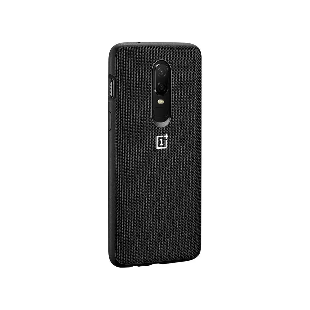 Чехол-бампер OnePlus 6 из нейлона+ PC Karbon Kevlar черного дерева+ TPU чехол One Plus 6 полная крышка защитный экран - Цвет: 3 Nylon