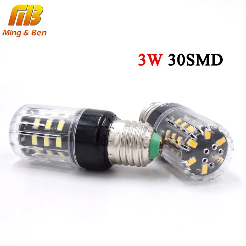 E27 светодиодный светильник лампа 3 Вт 5 7 9 12 15 AC85 265V без мерцания SMD5736 лампада для