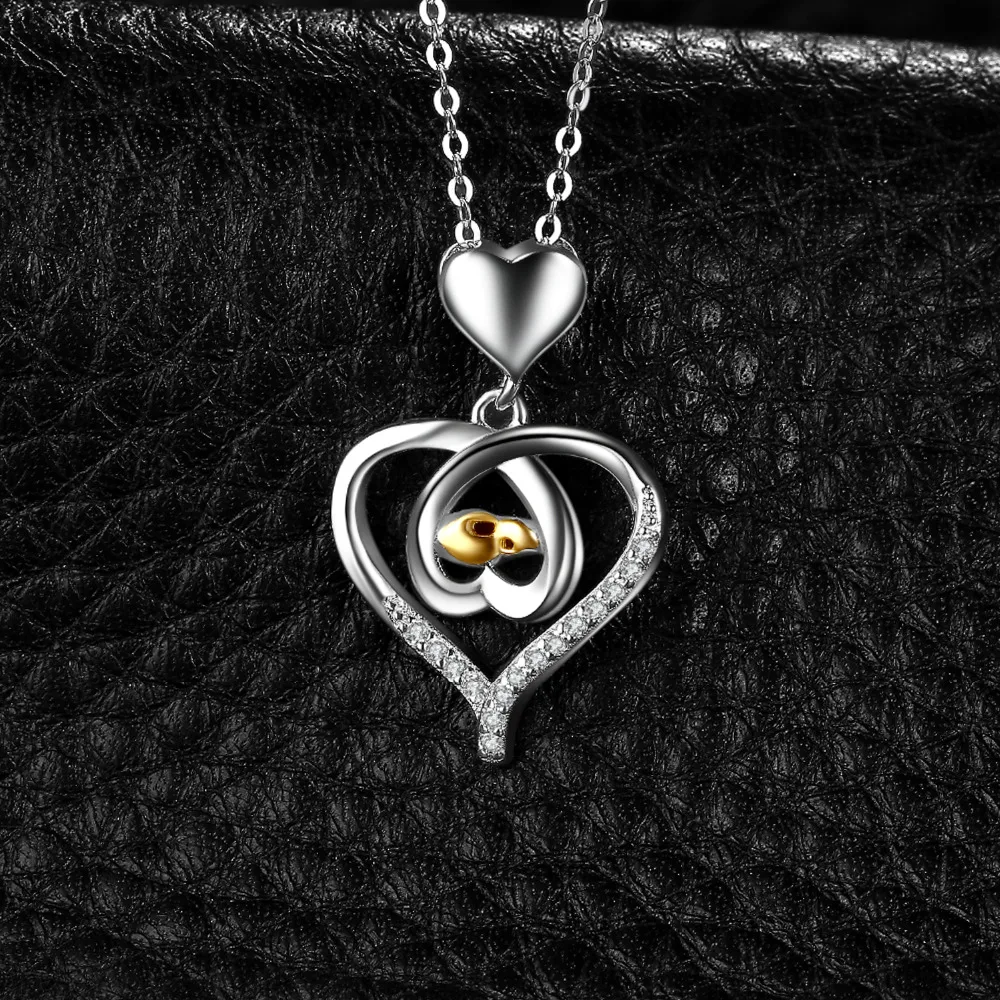 JewelryPalace блокировки сердце рук в руки кубического циркония 925 пробы серебро