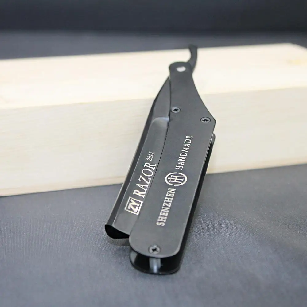 Бритва готовая прямая бритва лезвие из нержавеющей стали Складная складное