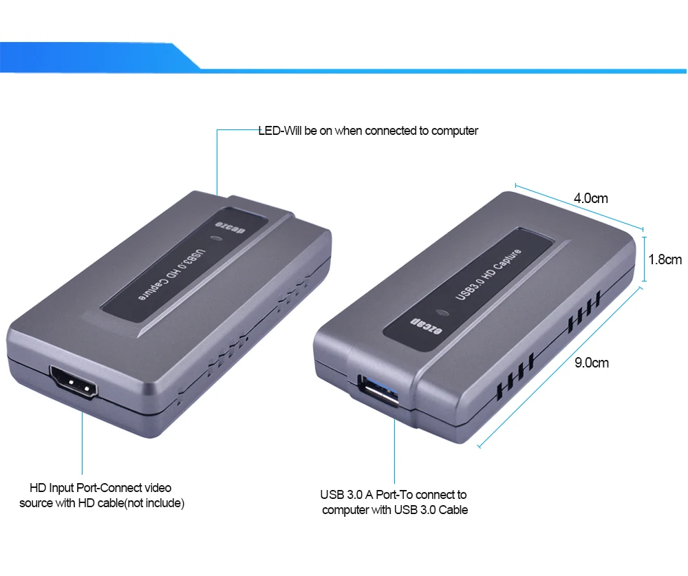 HDMI карты видеозахвата USB 3 0 HD видео записывающее устройство 1080 P 60fps Full