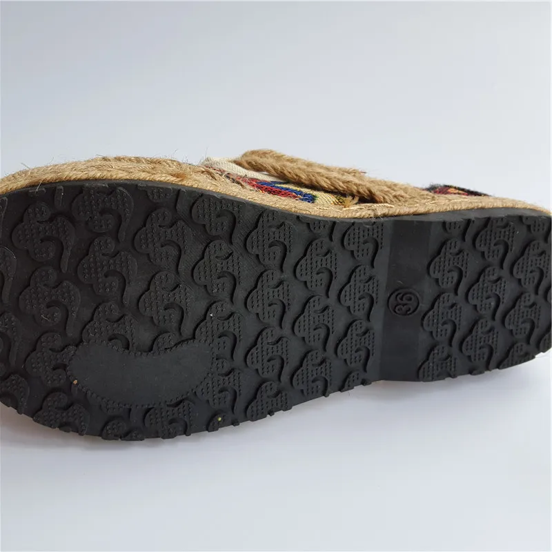 Женские туфли-лодочки ручной работы повседневные туфли в рыбацком стиле