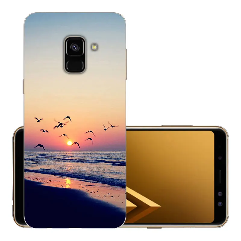 CROWNPRO чехол для samsung A8 чехол мягкий силиконовый TPU 6," для Fundas samsung Galaxy A8 Plus чехол для телефона чехол - Цвет: STT