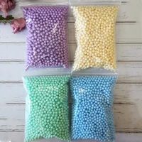 13g 13000pcs diy snow mud particles accessories slime balls small tiny foam beads for floam filler for diy supplies 7 9mm