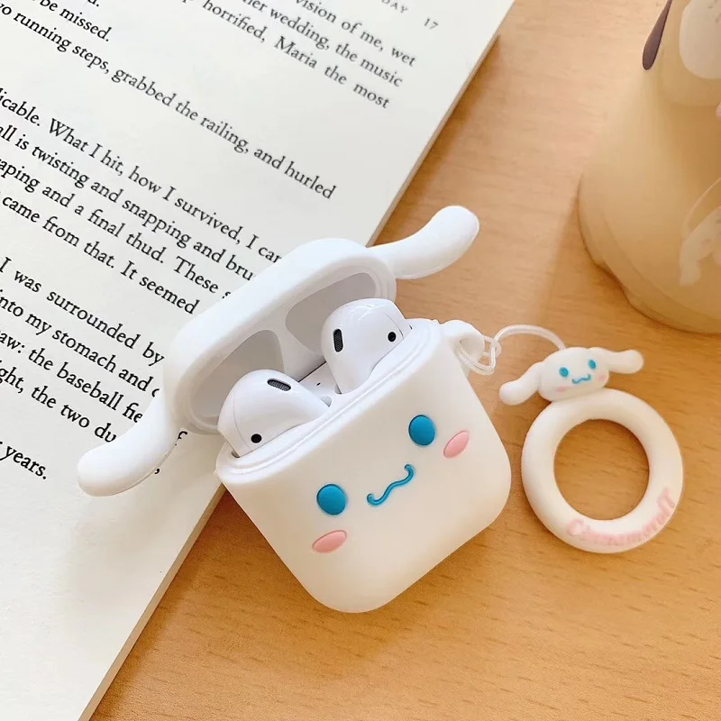 Мягкий силиконовый милый мультфильм Марка pom Pom Purin/Cinnamoroll/Розовая пантера Airpods