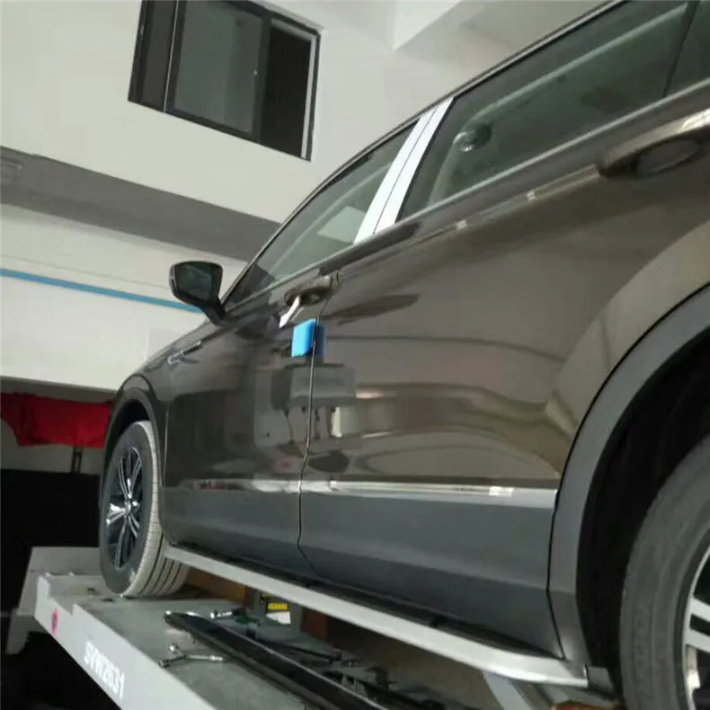 Алюминий подходит для VW Tiguan 2017 2018 2019 2020 боковая ступенчатая Беговая доска Nerf Bar