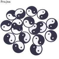 prajna chinese traditional yin yang patch iron on decal embroidered patches for clothing applique sew on badge accessories