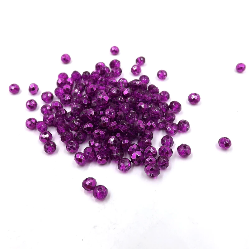 Лидер продаж партиями по 1000 шт. #5040 кристаллы Стекло бусины с большим отверстием