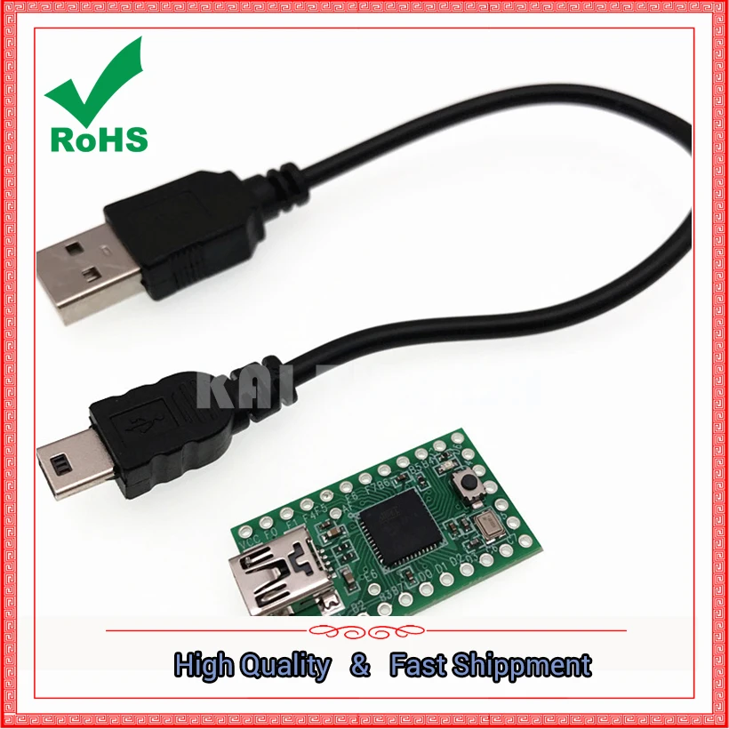 Teensy 2 0 USB AVR макетная плата Экспериментальная для клавиатуры и мыши ISP U disk teensy2.0