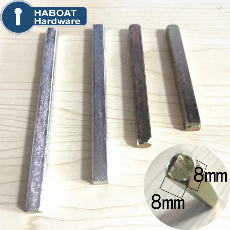 Аксессуары для дверного замка HA1024 квадратная стальная полоса вращающийся вал 8x8