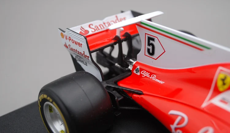 1:18 Ferari F1 SF70 H Феттель № 5 моделирование гоночный автомобиль модель украшения
