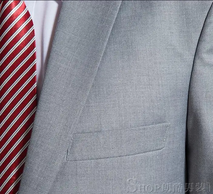 

NEW Arrival Italian Suits for Men 2020 Grey Men Dress Suits Men Slim Fit Suits Classic Singer Costume Man (Jacket+Pants) 4XL