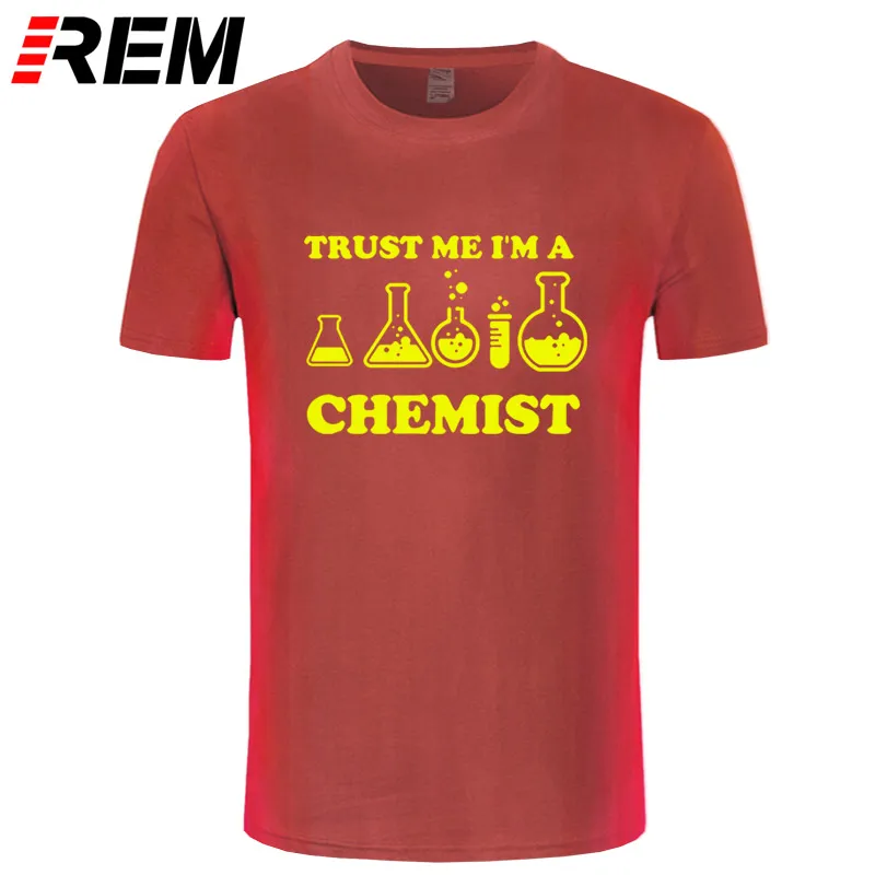 REM Trust Me I'm A Chemist забавная футболка для мужчин с принтом хлопок короткий рукав химия уличная Мужская футболка хип-хоп