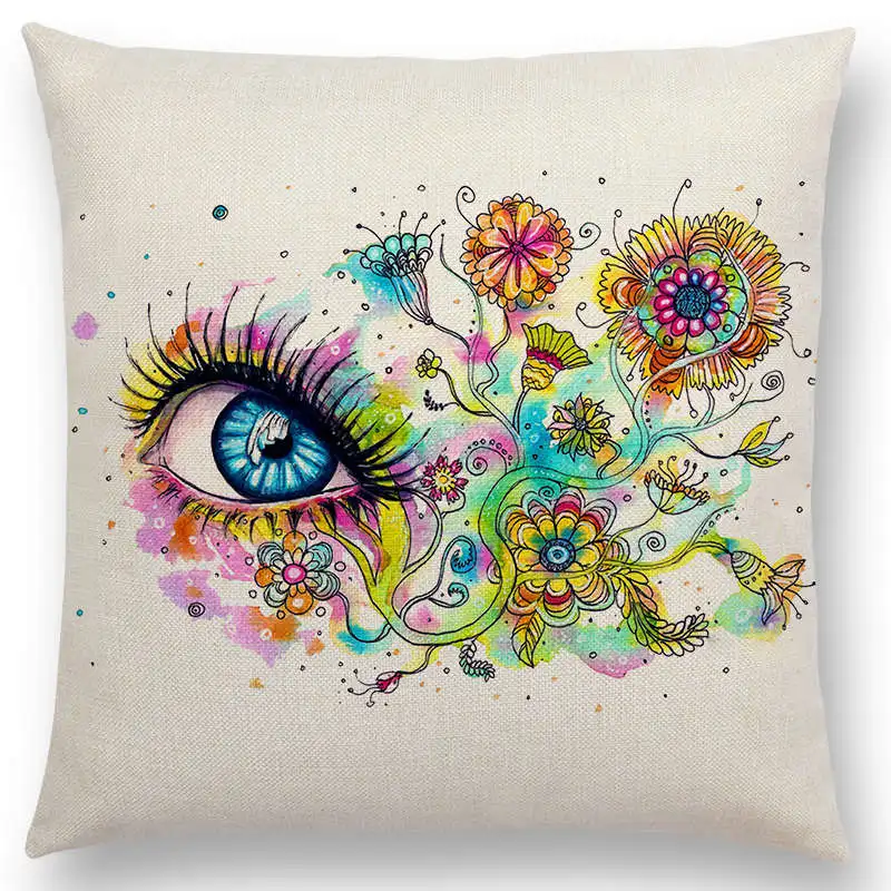 Красивые глаза великолепные зрачки Красочные Цветы Павлин Роза бабочка ресницы