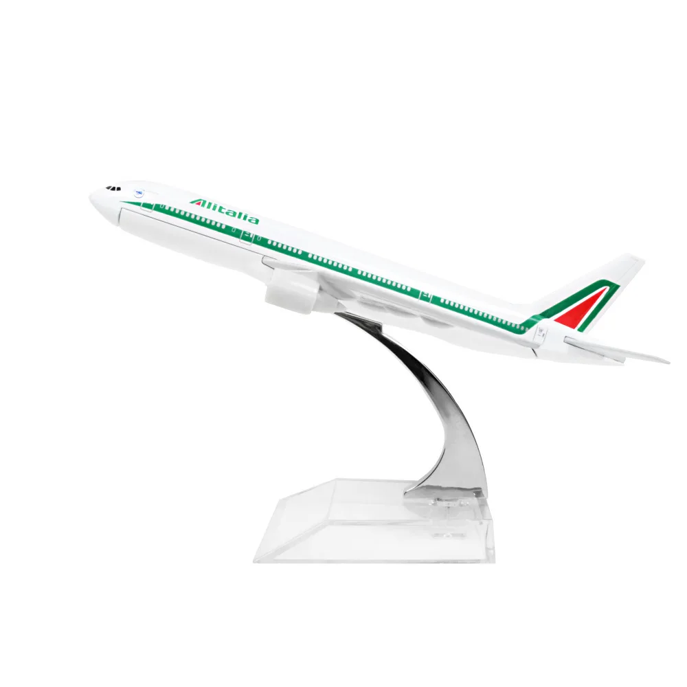 Alitalia Airlines Boeing 777 модели самолетов 16 см подарок на день рождения для детей игрушки