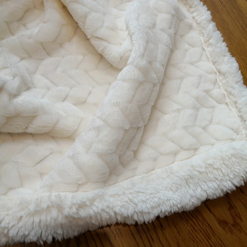 Зимнее двухслойное толстое одеяло кашемировое супермягкое теплое шерстяное