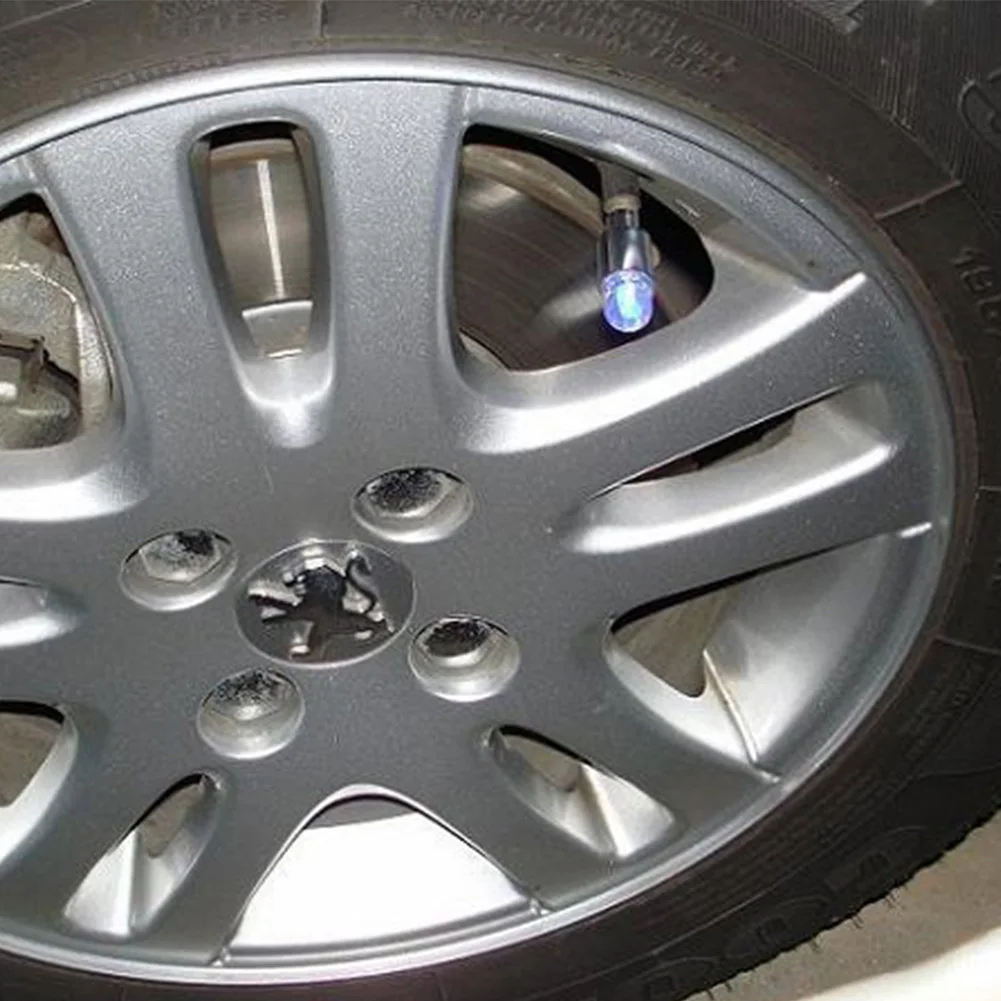 2 шт. автомобильная шина колеса кепка со светодиодами Стволовые огни освещение