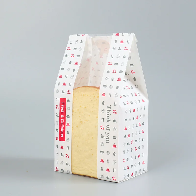 100 шт. бумажные пакеты для нарезки хлеба | Дом и сад