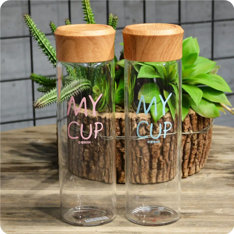 XINAHER Hot Selling Glass Sport Water Bottle With Protective Bag 400ml Fruit Outdoor Bike Bottles High Quality | Дом и сад