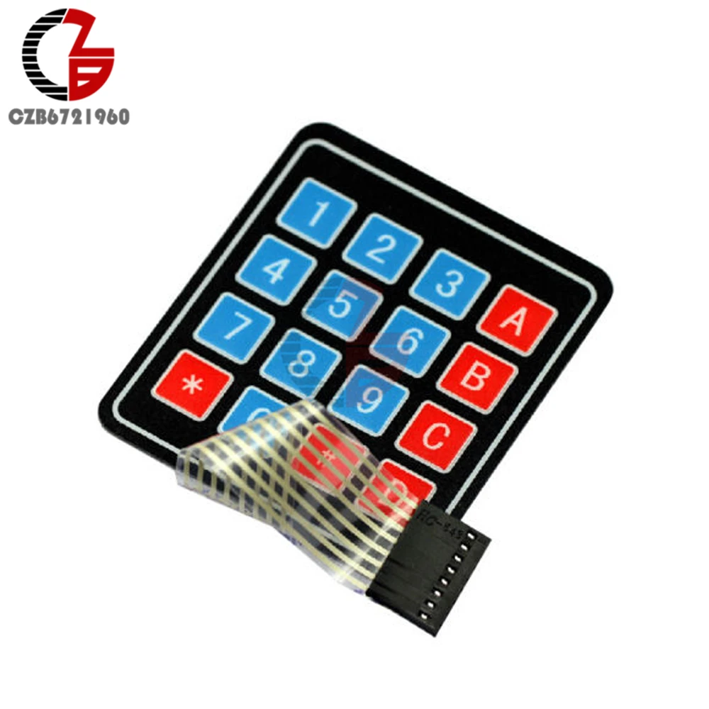 DC 35V 4x4 Матрица 16 Ключ Мембранный Переключатель ключ pad Доска для Arduino AVR PIC