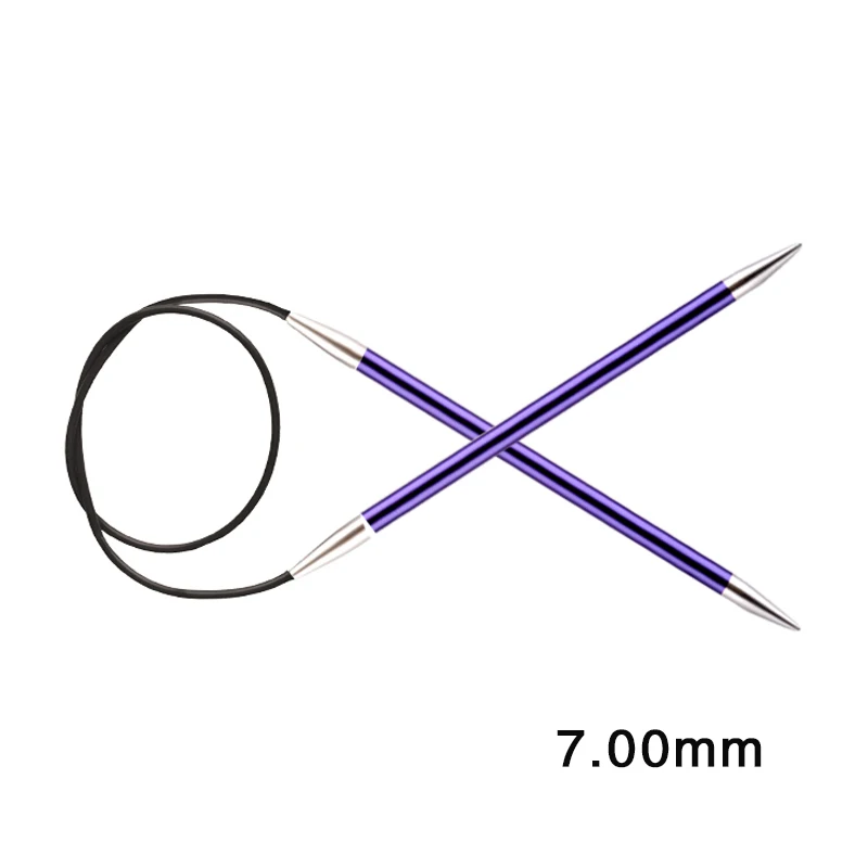 Knitpro Zing_60 см фиксированная круговая вязальная игла - Цвет: 7.00mm