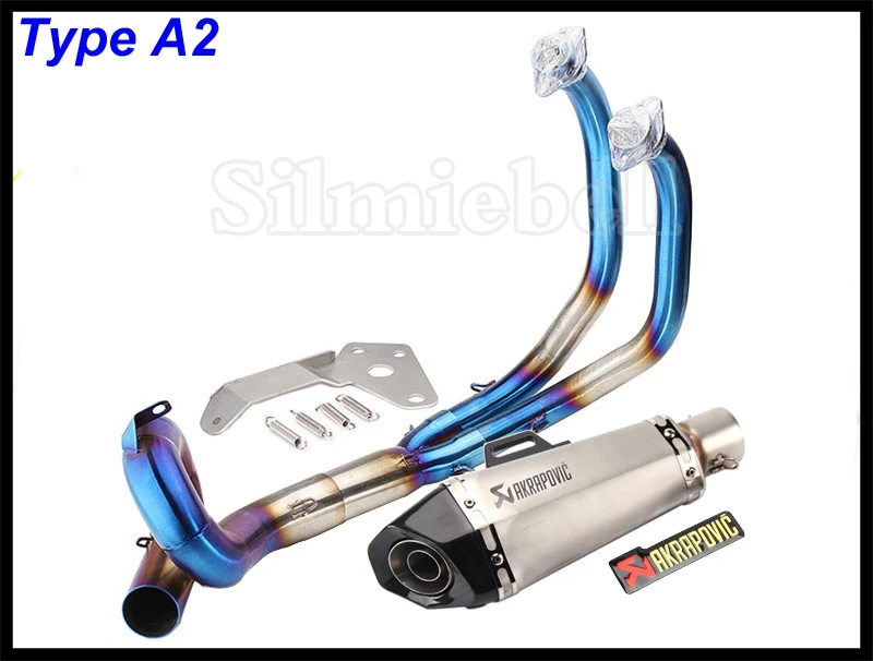 Akrapovic глушитель выхлопной системы мотоцикла для Yamaha MT07 MT 07 FZ07 FZ XSR700 без шнуровки