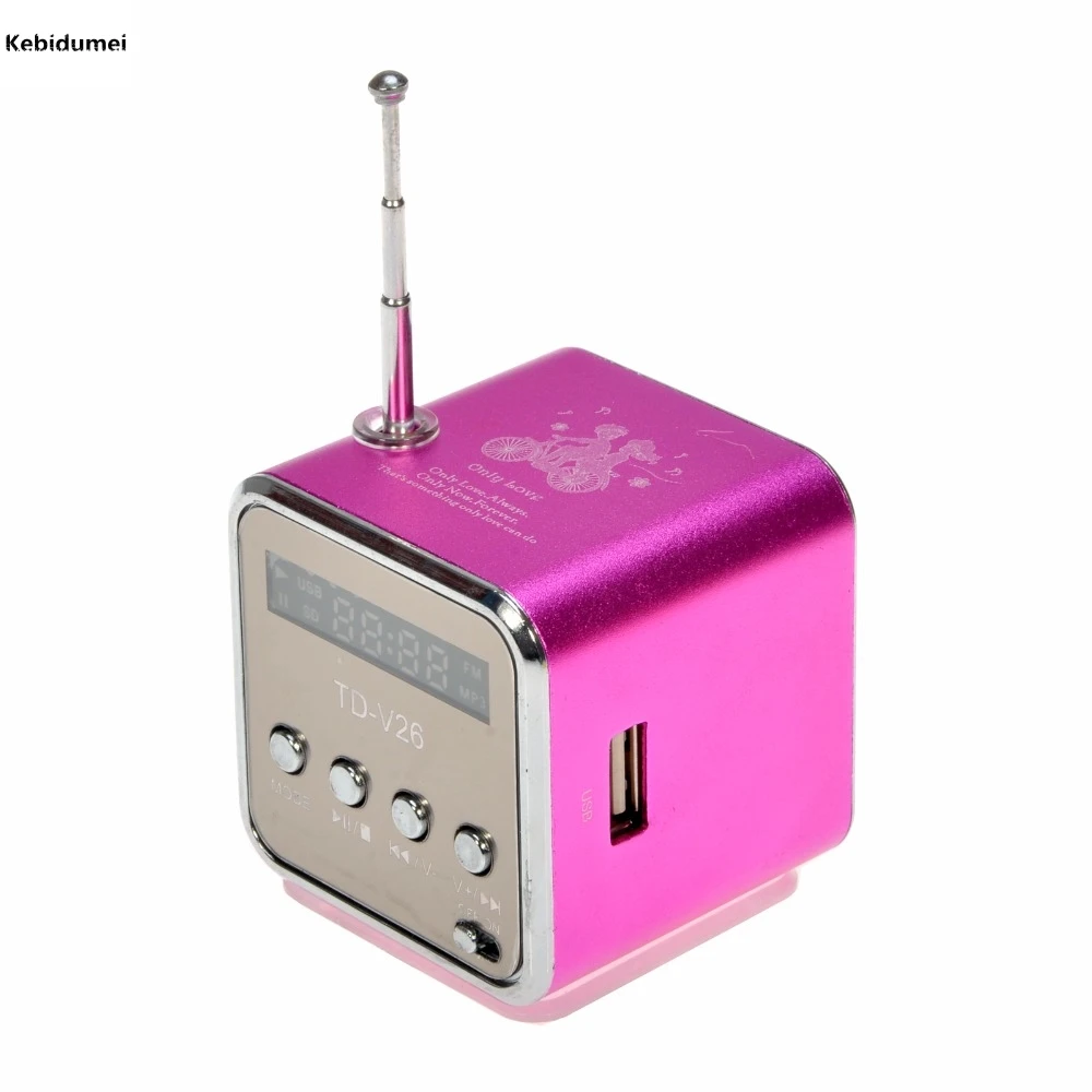 Kebidumei новейшая планшетофон USB звуковой усилитель коробка FM радио Поддержка TF/SD