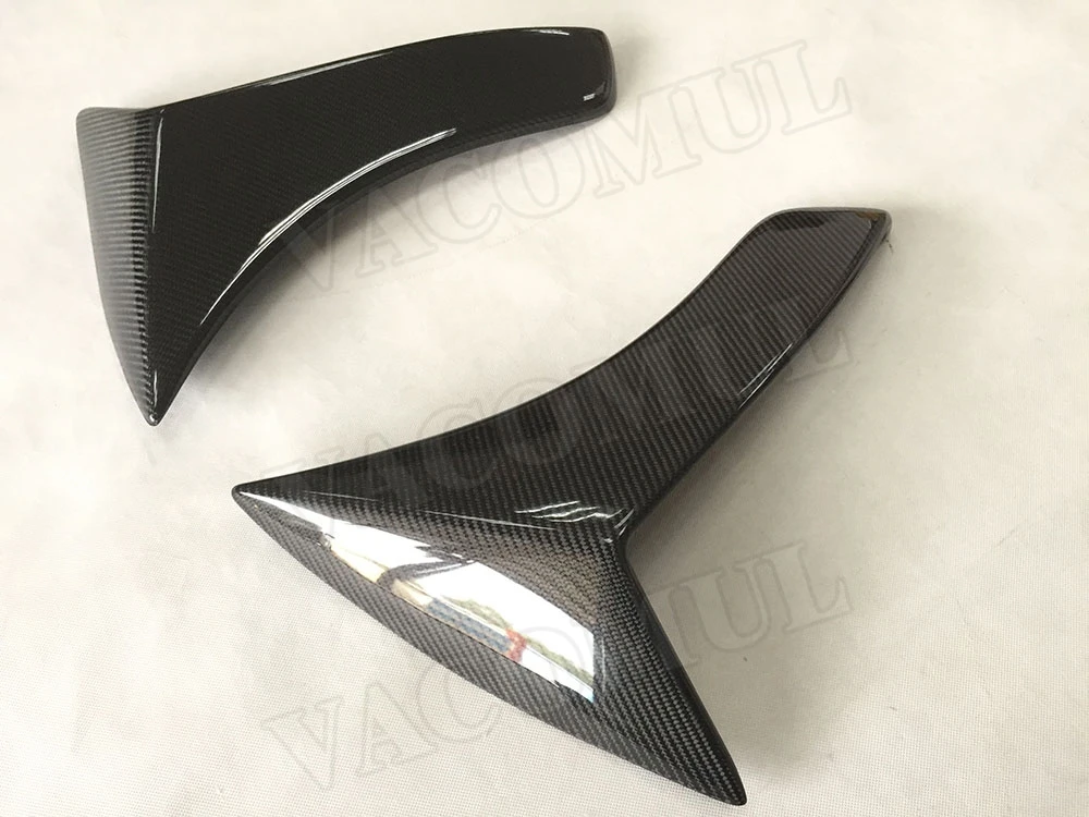 Переднее боковое крыло из углеродного волокна вентиляционные плавники наклейка