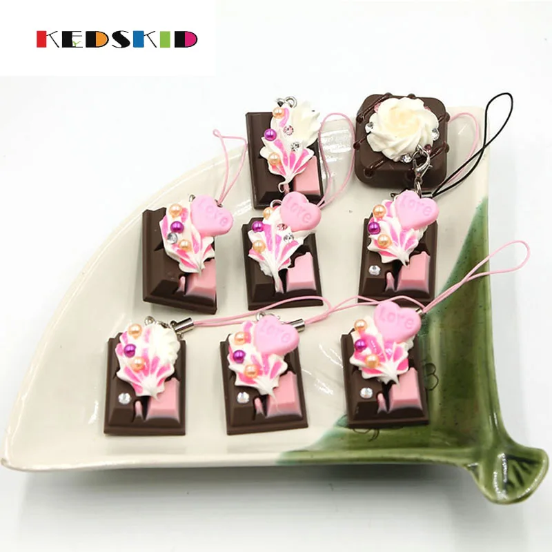 Милый мини искусственный шоколадный пластик имитация торта для из ПВХ|miniature