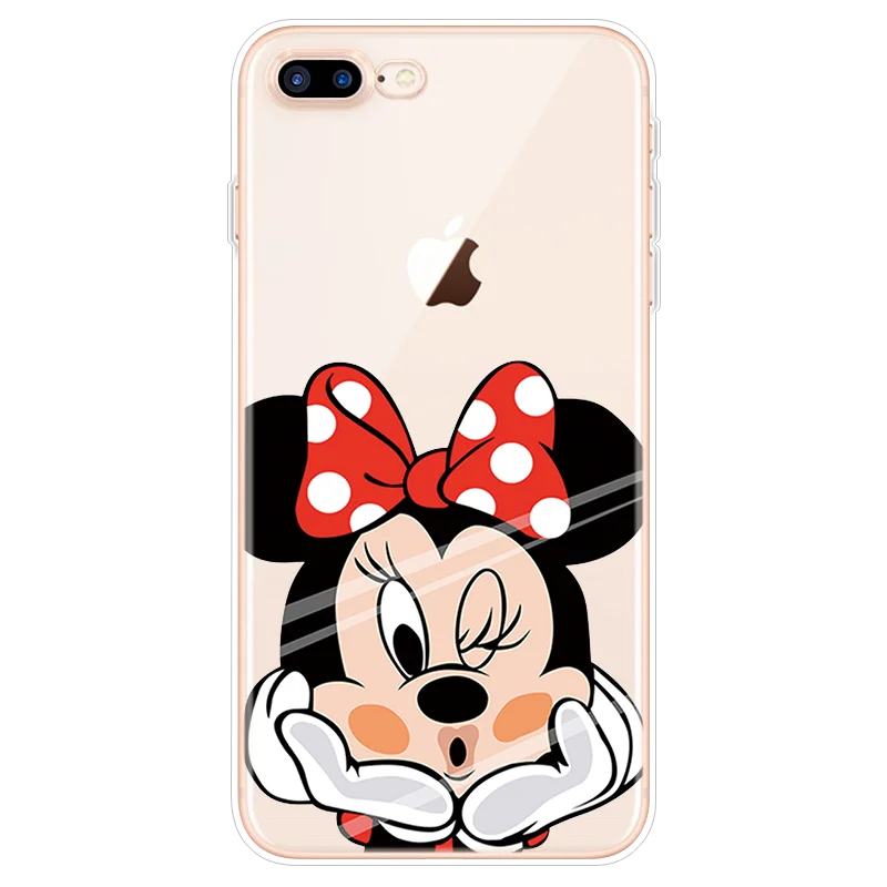 mini Мягкий чехол из ТПУ с рисунком для iPhone 5, 5S, 5C, 7, 8 Plus, 11 Pro, 6, 6 S, X, 4, 4S, SE, чехол для iPhone XS Max, чехол s, для iPhone XR, чехол, Fundas - Цвет: mini