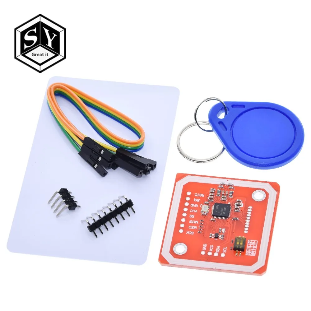1 компл. GREAT IT PN532 NFC RFID беспроводной модуль V3 пользовательские комплекты писатель режим IC S50 карты PCB аттенна IEC IIC SPI HSU для Arduino