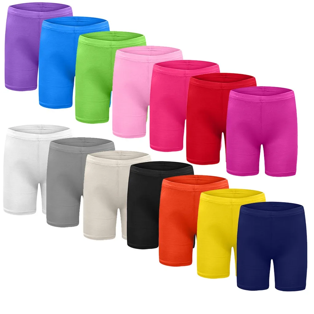 Летние танцевальные шорты для девочек езды на велосипеде дышащие и безопасные