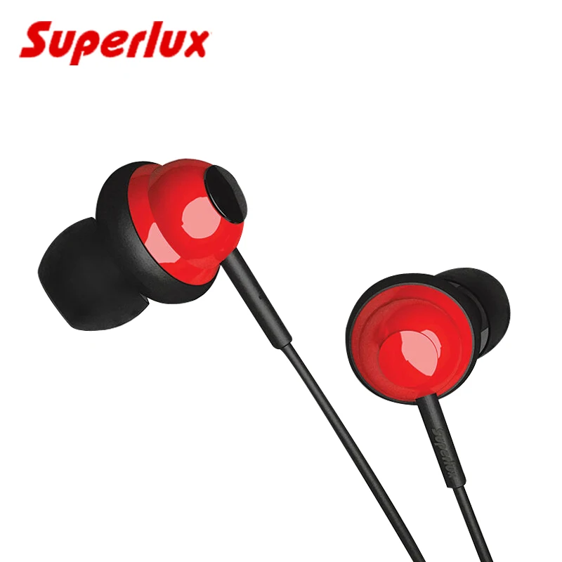 Superlux HD386 портативные динамические наушники вкладыши проводные гарнитура три