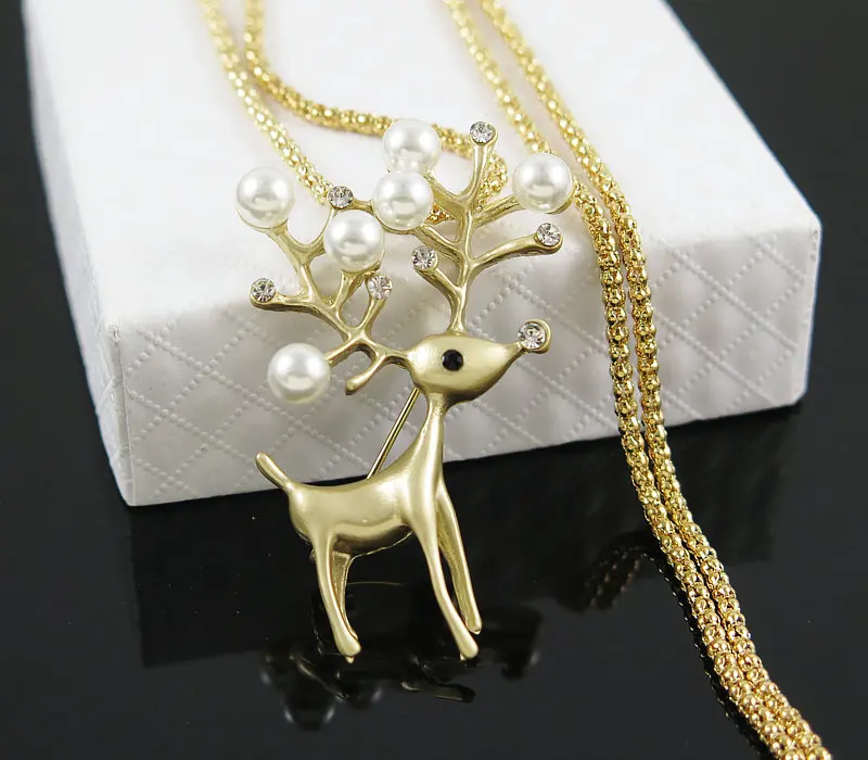 Женская цепочка с подвеской в виде оленя 29 дюймов|Подвески| |