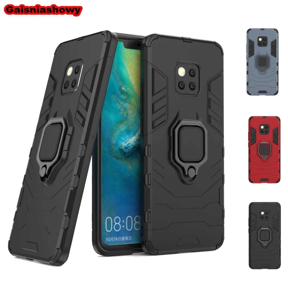 Чехол для Huawei P20 P30 Lite с подставкой и держателем кольца на палец чехол Mate 20 30 Pro 10 9