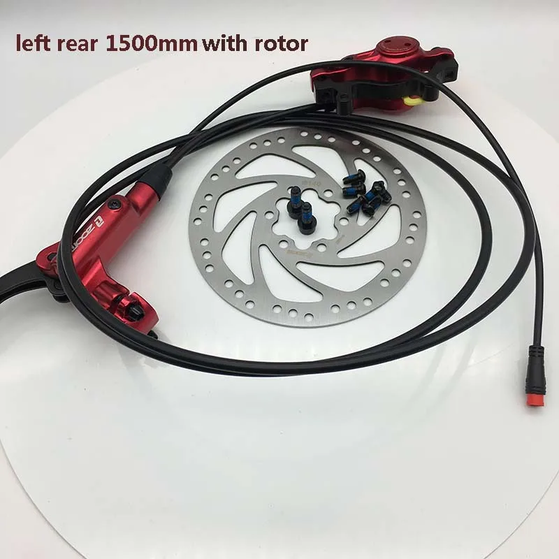 set12 Zoom CR3 электровелосипед, Электрический скутер, выключение питания, переключатель управления, Масляный Гидравлический дисковый тормозной суппорт, складной велосипед f xiaomi M365 - Цвет: set12