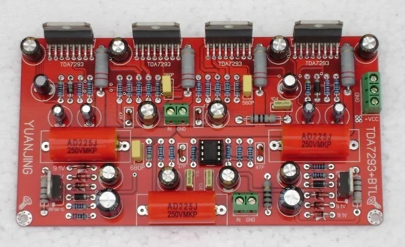 

TDA7293 parallel + BTL amplifier board ,350W Mono Power Amplifier board,Using original TDA7293 and NE5532