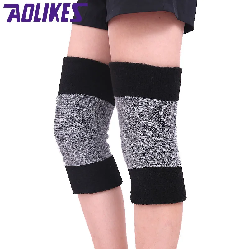 

1 Pair Knee Pads Protector Elastic Breathable Knee Support Sleeve Muscle Brace Arthritis Sports Gym Knitted Warm Safety Guard