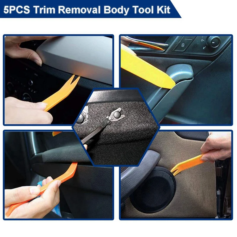 435 Pcs Car Retainer Clips &amp Plastic Fasteners Kit - 19 Most Popular Sizes Auto Push Pin Rivets Set -Door Trim Panel For |