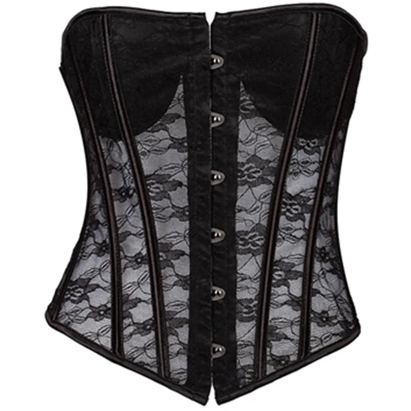 Европейский дворцовый корсет грудь чашка черный белый кружево лето новинка