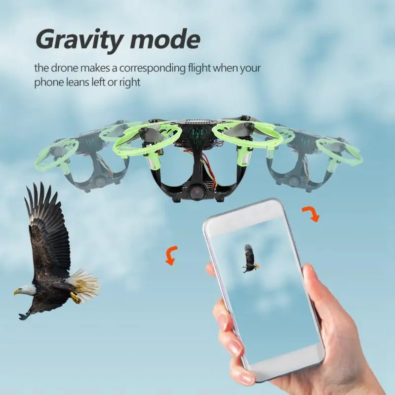 FQ777 FQ26 мини складной WiFi FPV 0.3MP камера удержание высоты Радиоуправляемый Дрон