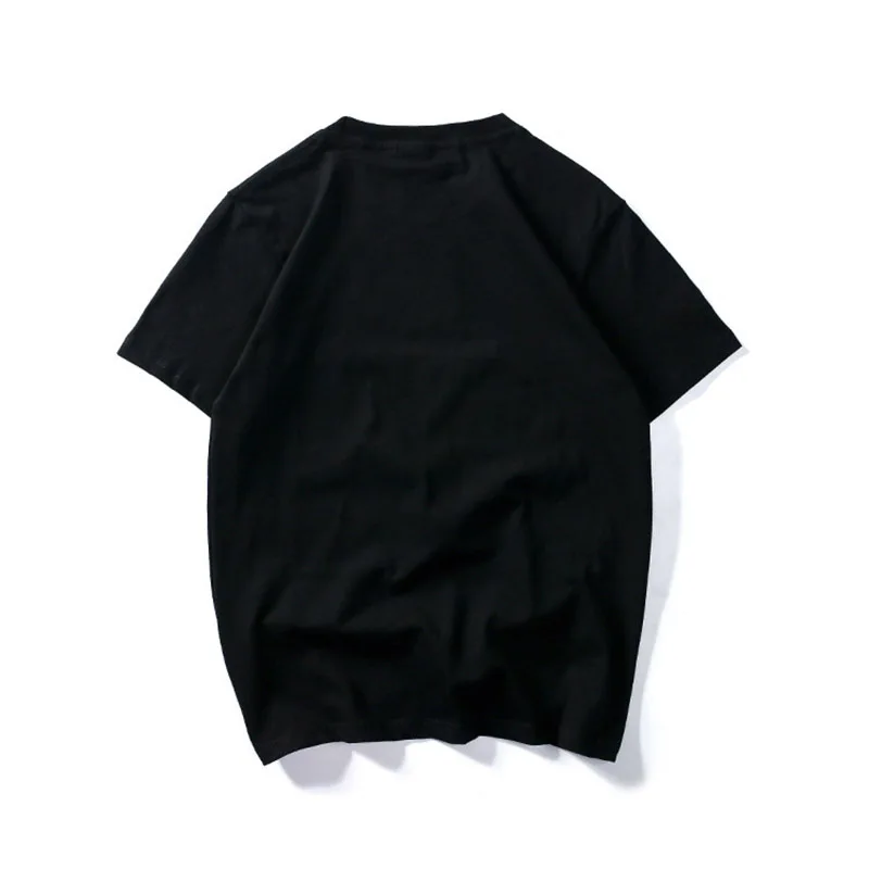 2018 популярные футболки с принтом смайлика летние повседневные Модные хлопковые