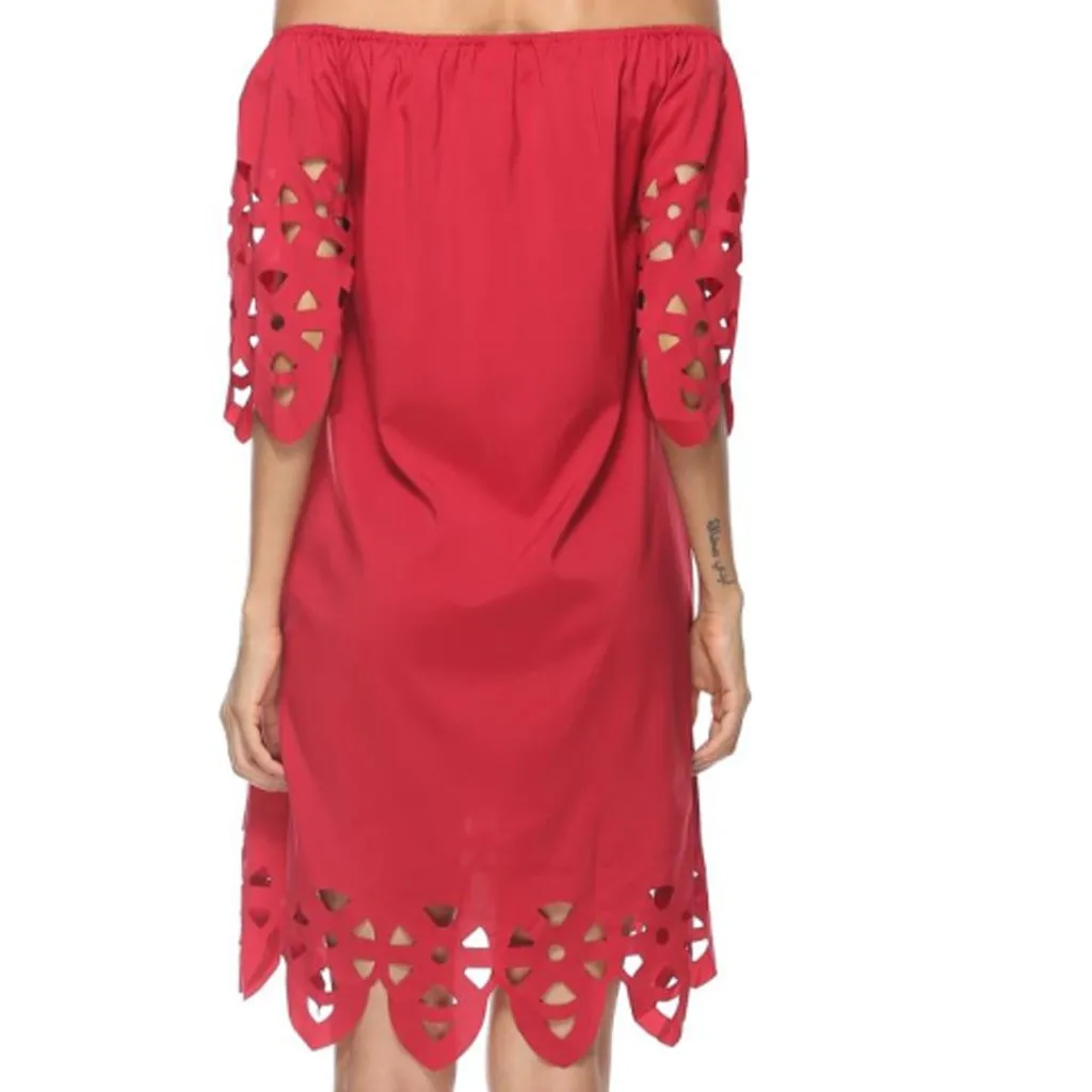 Vestido Воно хиппи-Прозрачное платье женские разноцветные Открытое платье с открытыми плечами и воротником для детей возрастом белый сарафан Z4