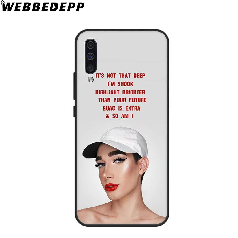 Мягкий чехол James Charles Sister для Samsung Galaxy A10 A30 A40 A50 A60 A70 M10 M20 M30 M40 Note 8 9 10 Plus |